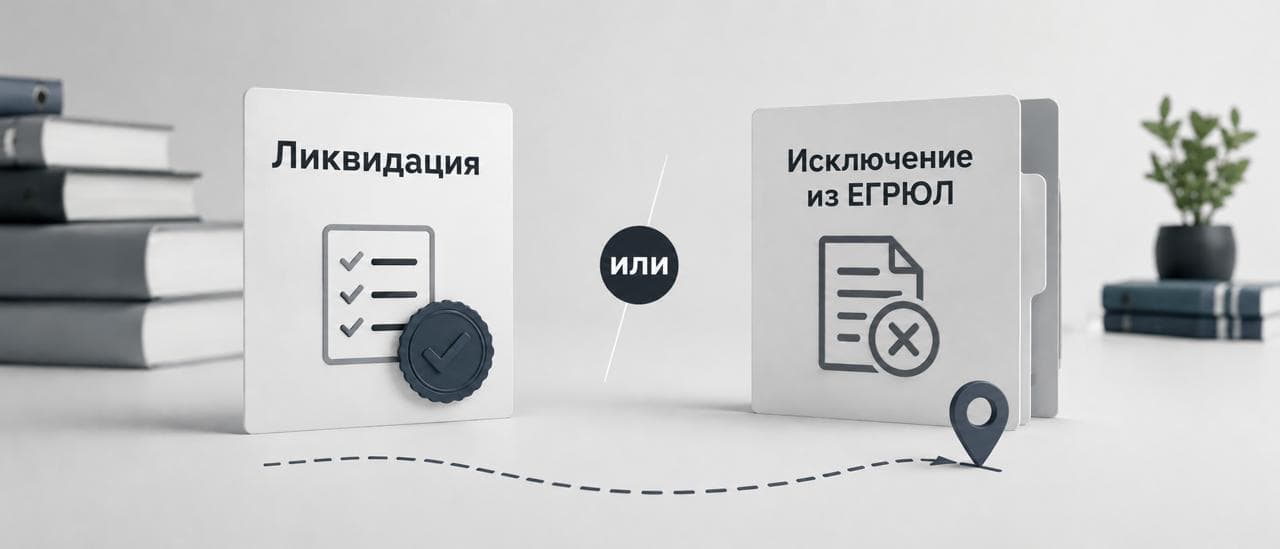 Ликвидация ООО или исключение из ЕГРЮЛ: что выбрать в 2026 году